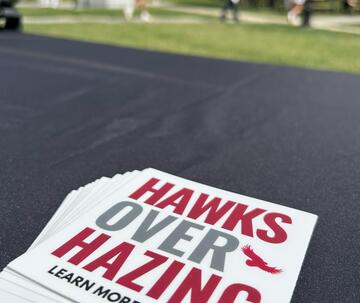 Hawks Over Hazing stickers