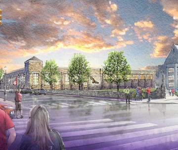 Athletic Center City Avenue Facade