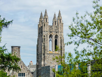 Barbelin Tower from McShain Bridge