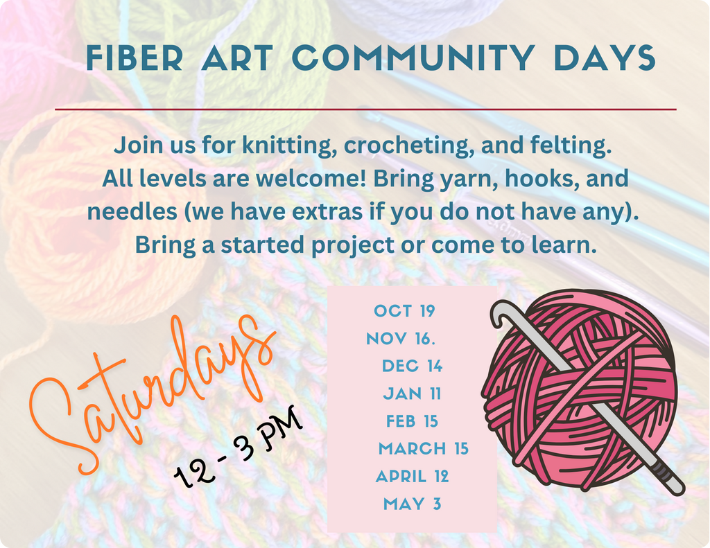fiber arts flyer