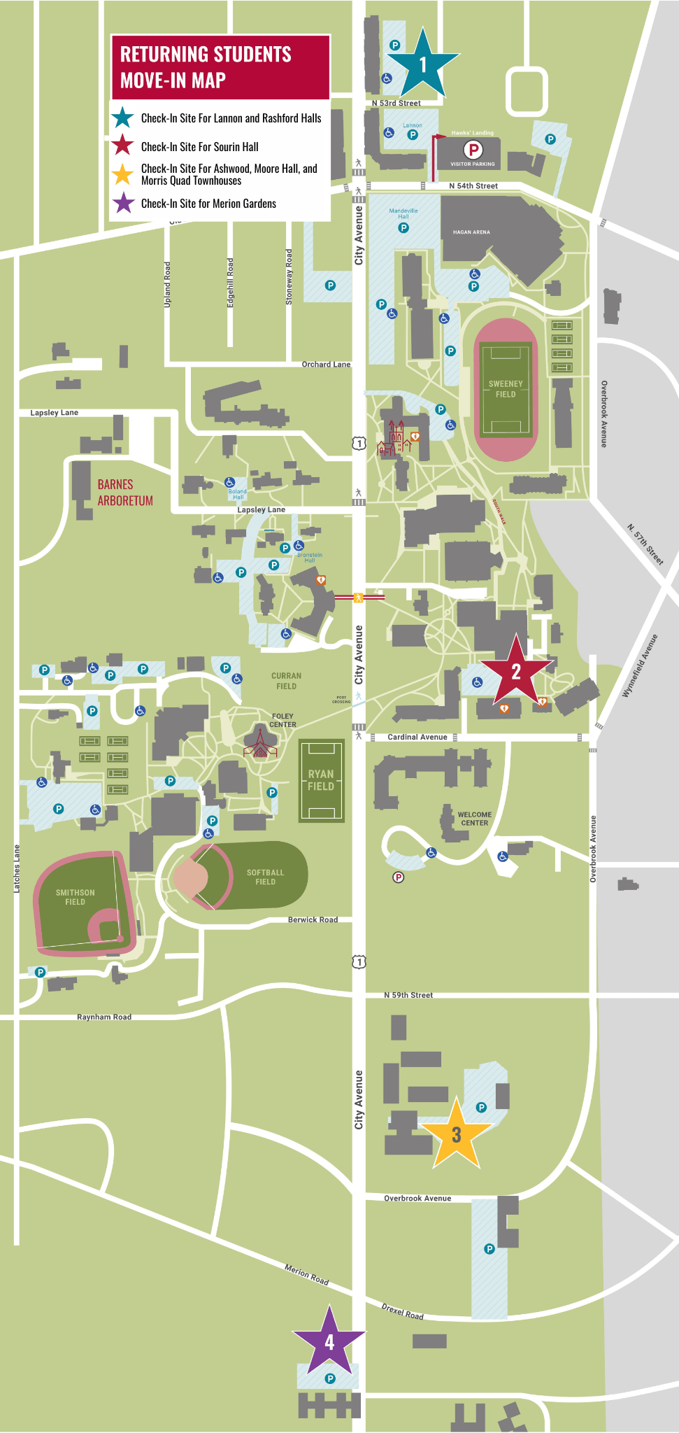 Move-In Map for Returning Students