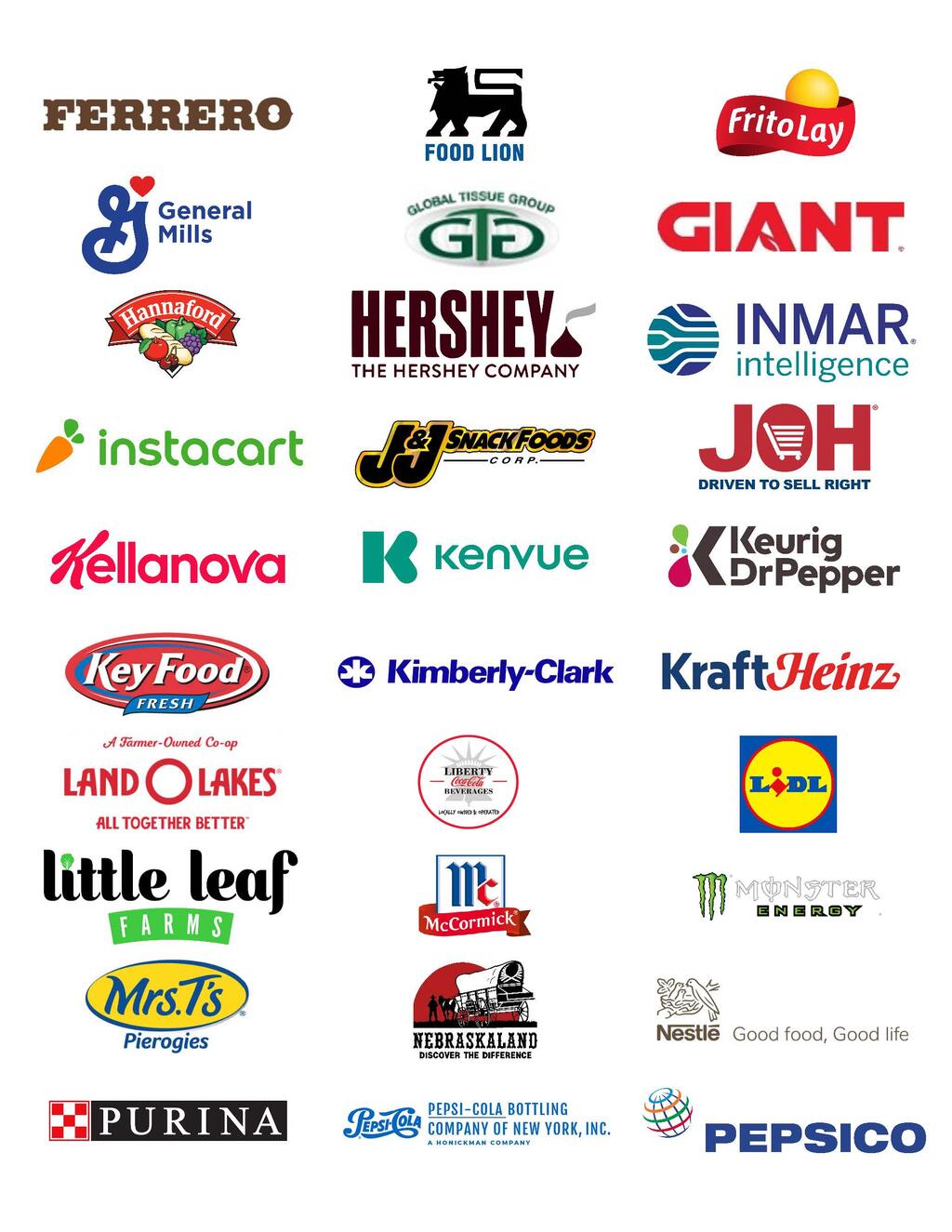 List of More Sponsors
