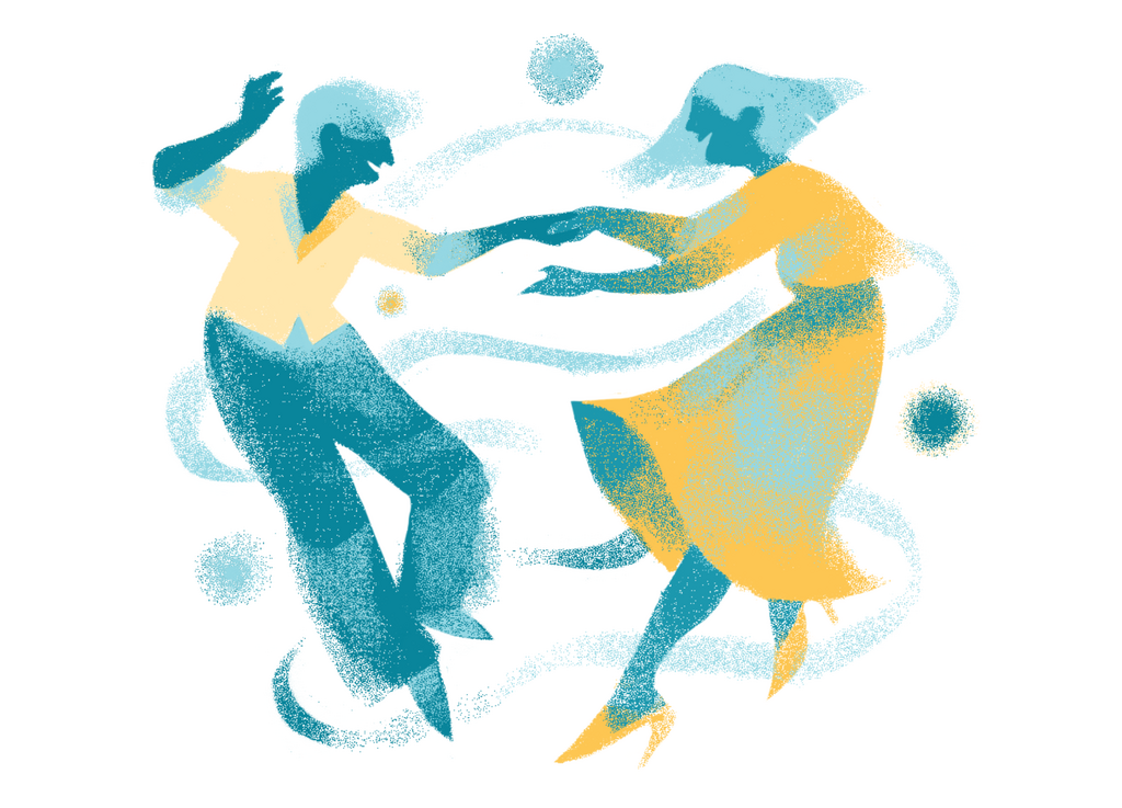 A couple dancing