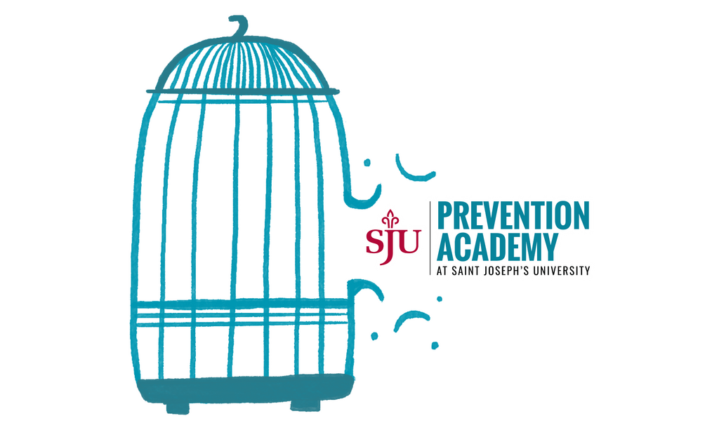 Prevention Academy Logo bursting out of a cage