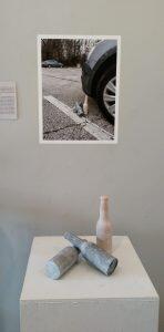 plaster beer bottles