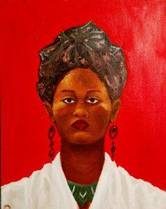 painting of African-American woman