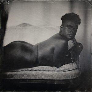 ambrosetype of nude female or male