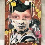 mixed media collage including African-American women