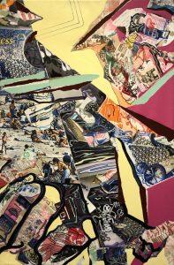 abstract mixed media painting