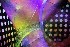 abstract photograph involving broken glass