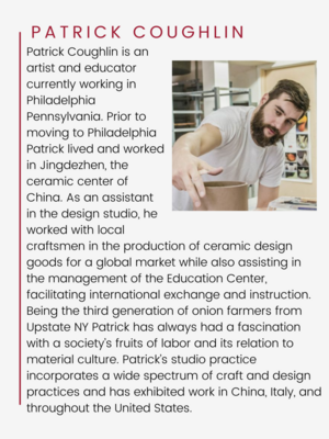 Patrick Coughlin biography sheet