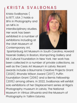 Krista Svalbonas bio sheet