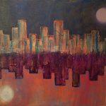 painting of skyline and its inverse