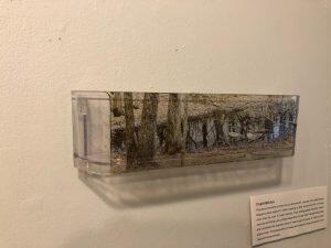 rectangular box mounted to wall