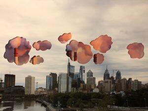 altered photograph of cityscape