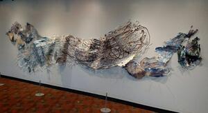 mixed media abstract