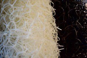 close-up photograph of string